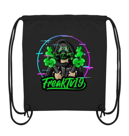 FreakTV19 Logo - Organic Gym-Bag