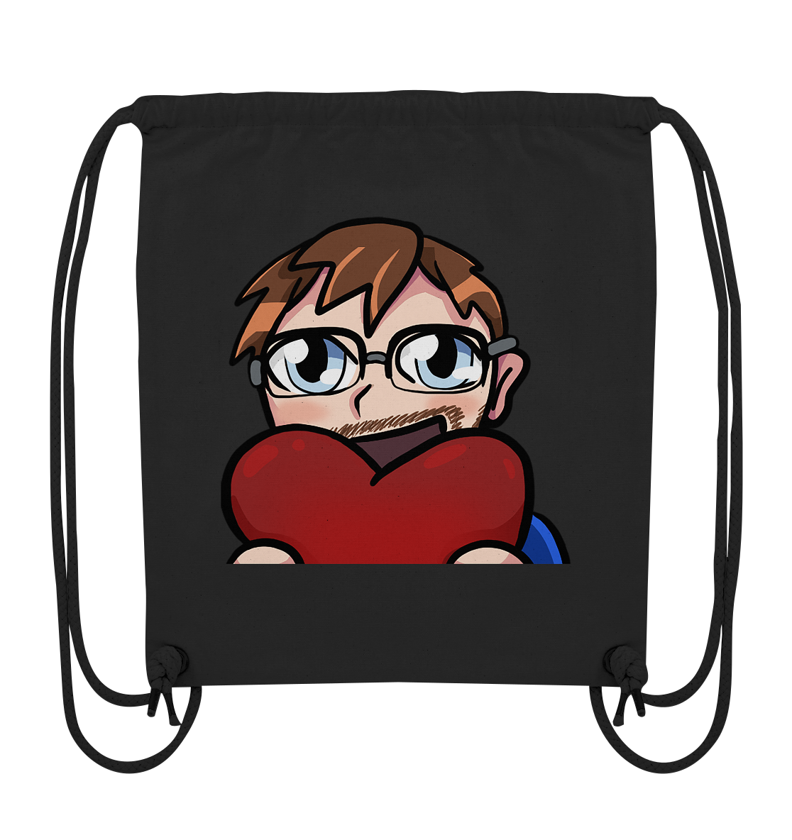 Stuggi888 Heart - Organic Gym-Bag