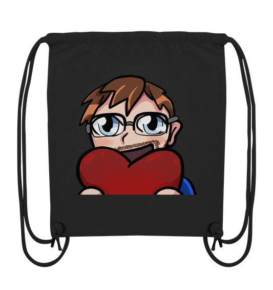 Stuggi888 Heart - Organic Gym-Bag