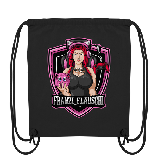 Franzi_Flauschi Logo - Organic Gym-Bag