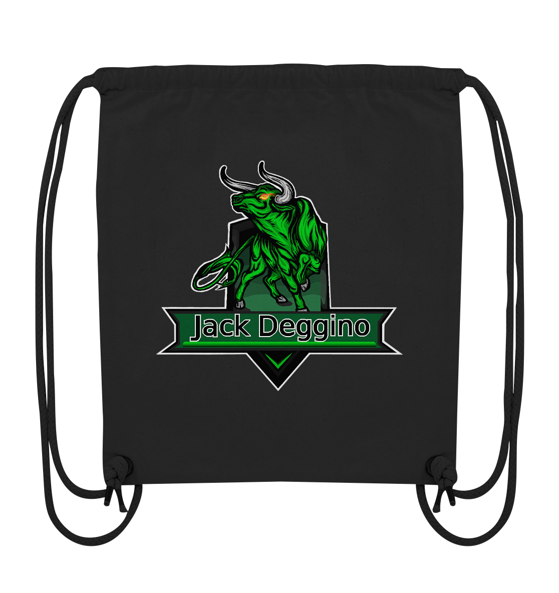 JackDeggino Logo - Organic Gym-Bag