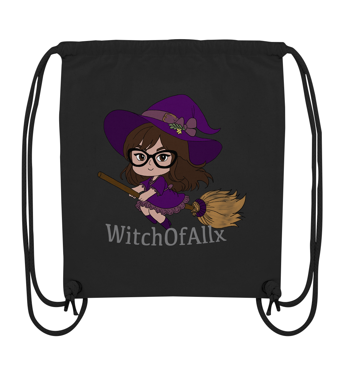 WitchOfAllx Besen - Organic Gym-Bag