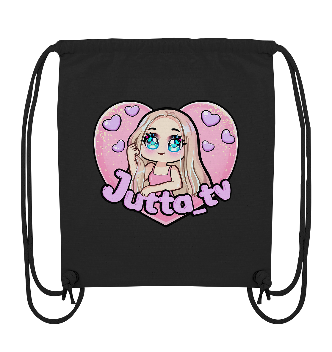 Jutta_tv Logo - Organic Gym-Bag