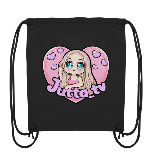 Jutta_tv Logo - Organic Gym-Bag