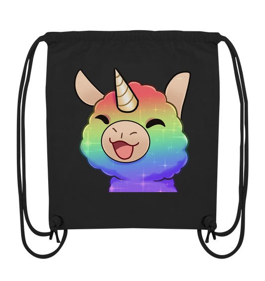 FlauschigTV Rainbow - Organic Gym-Bag