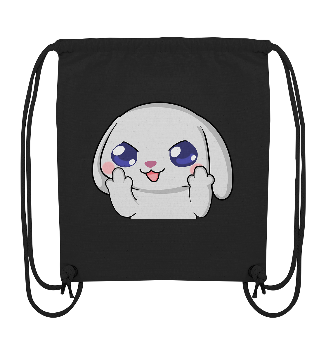 HuwJeffner MiddleFinger - Organic Gym-Bag