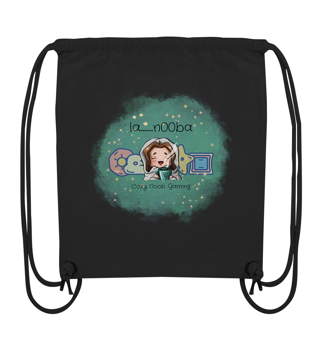La_N00ba Logo - Organic Gym-Bag
