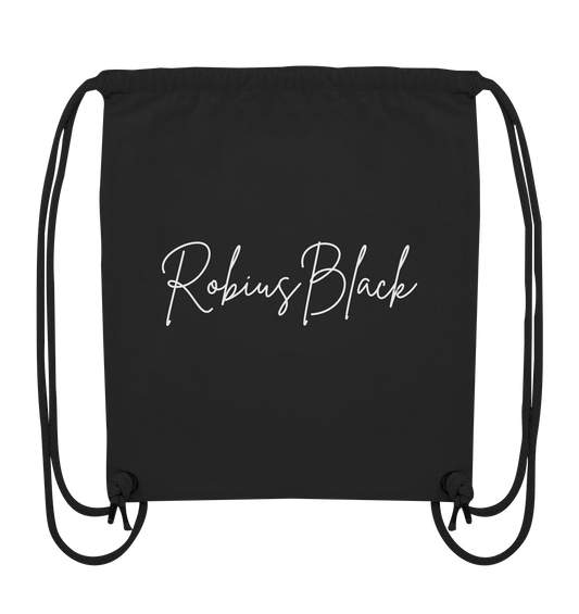 RobiusBlack Unterschrift - Organic Gym-Bag