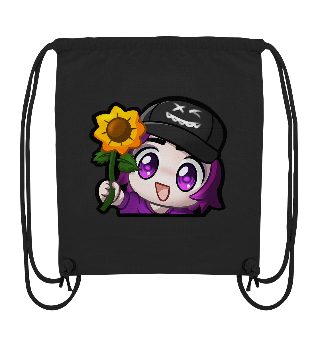 x3_kaspa Flower - Organic Gym-Bag