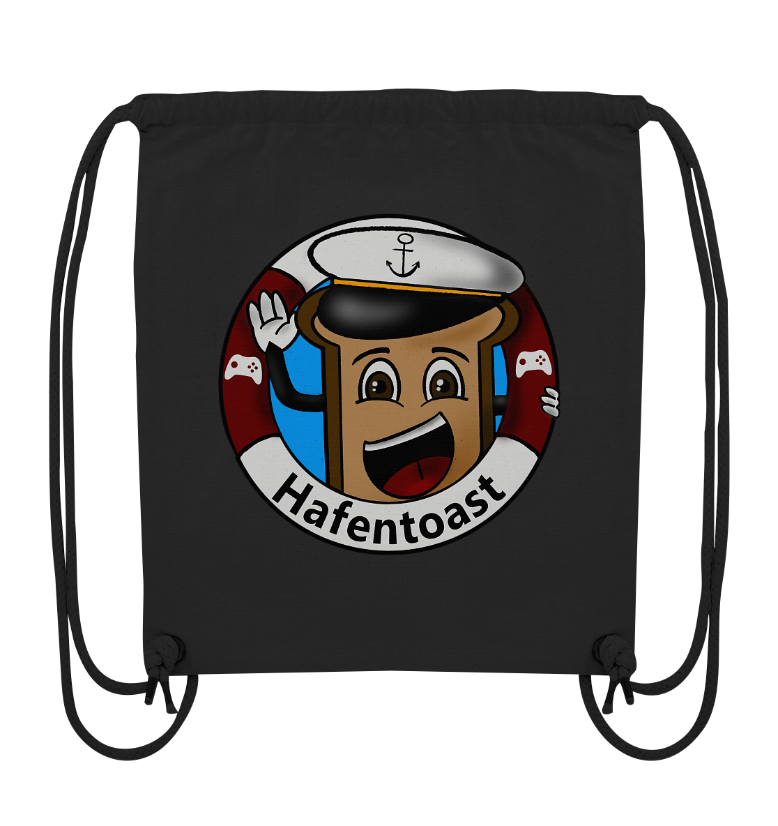 Hafentoast Logo - Organic Gym-Bag