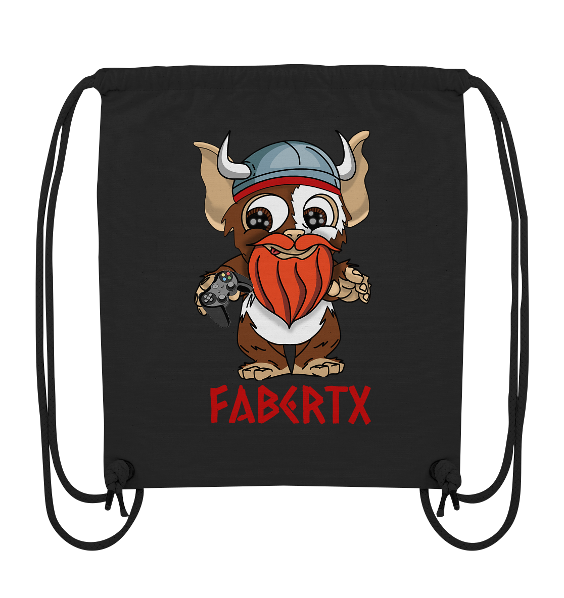 Fabertx Logo - Organic Gym-Bag