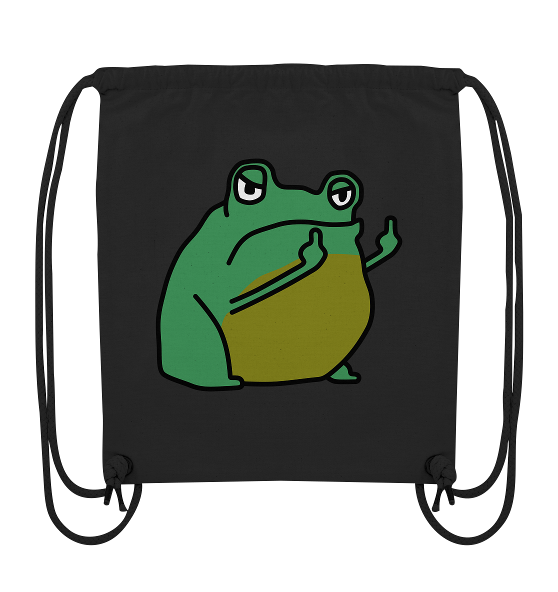 Aylana87 Kackfrosch - Organic Gym-Bag