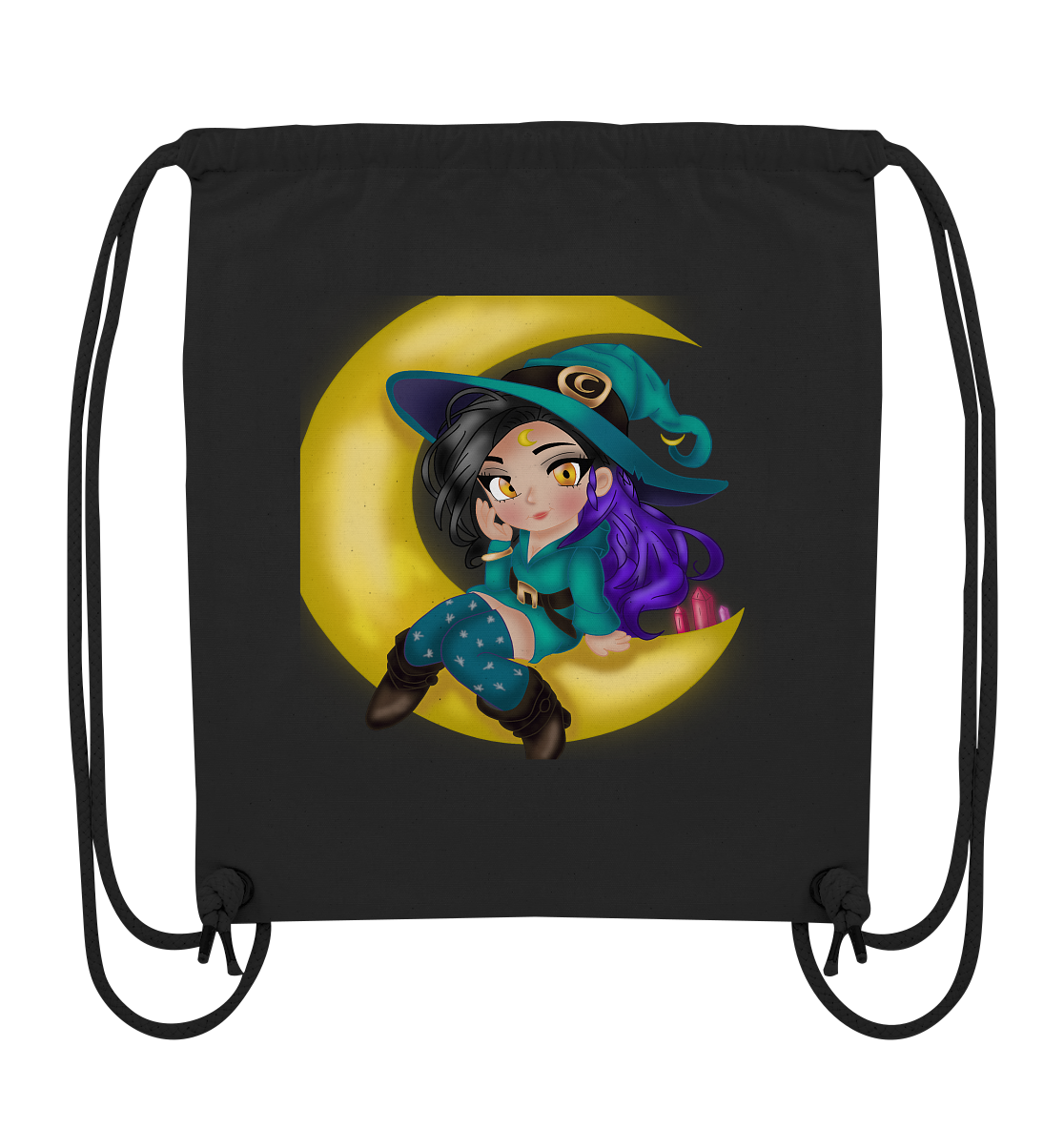 Kookie__Moon Logo - Organic Gym-Bag