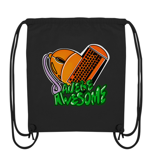 AnereAwesome Logo - Organic Gym-Bag