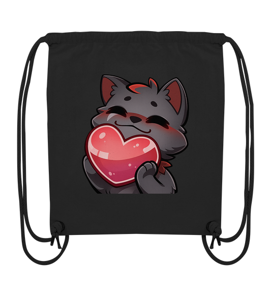 Blutwuff Heart - Organic Gym-Bag
