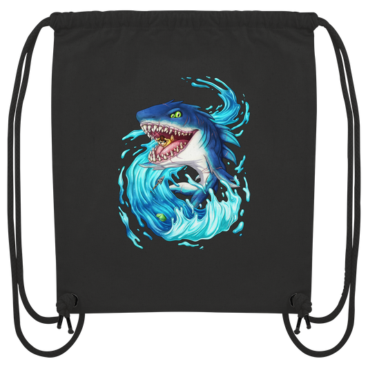 LupiArts Megalodon Hungering - Organic Gym-Bag