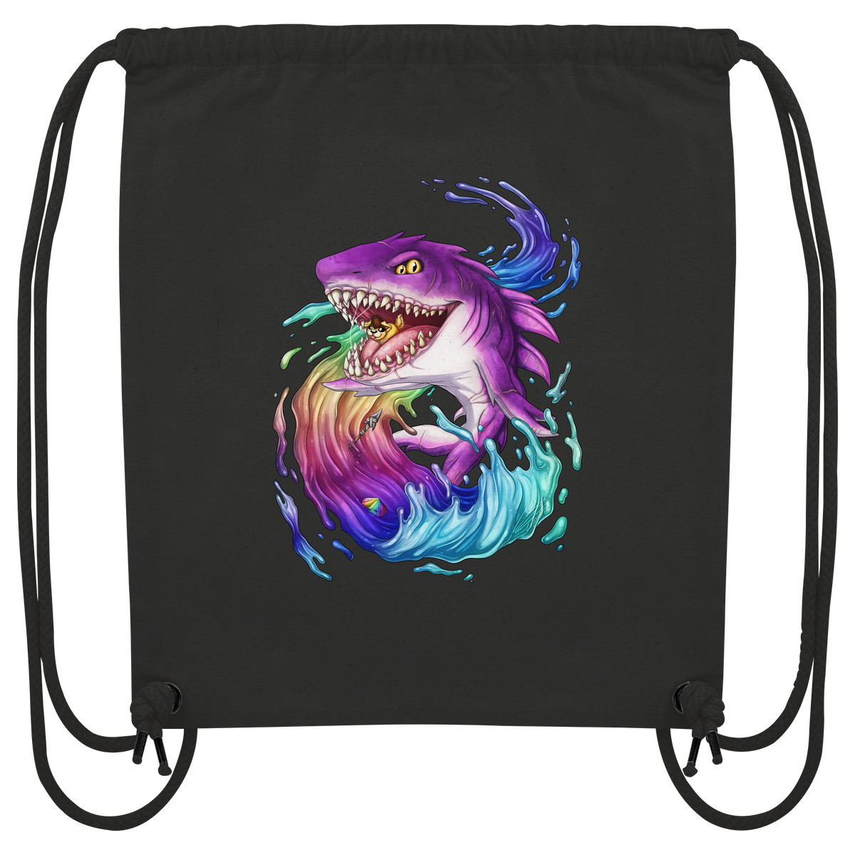 LupiArts Megalodon Crested - Organic Gym-Bag
