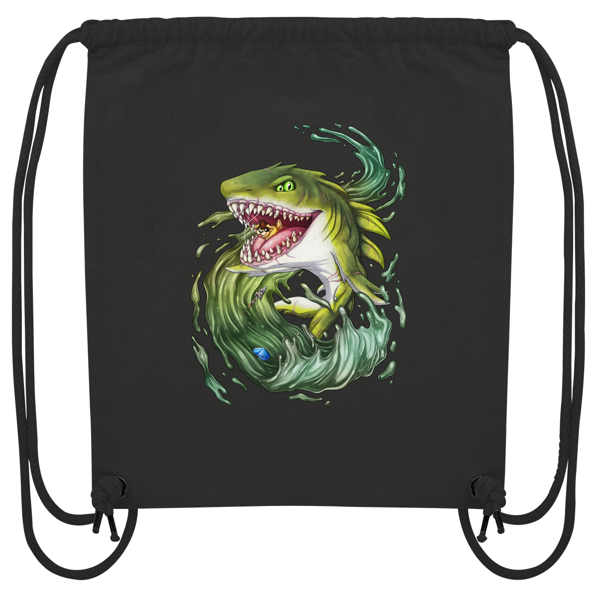LupiArts Megalodon Ancient - Organic Gym-Bag