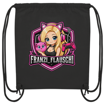 Franzi_Flauschi Logo - Organic Gym-Bag