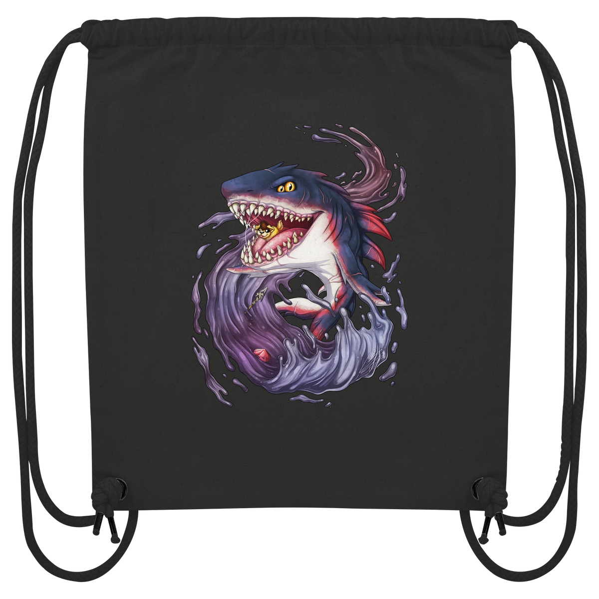 LupiArts Megalodon Redmaw - Organic Gym-Bag
