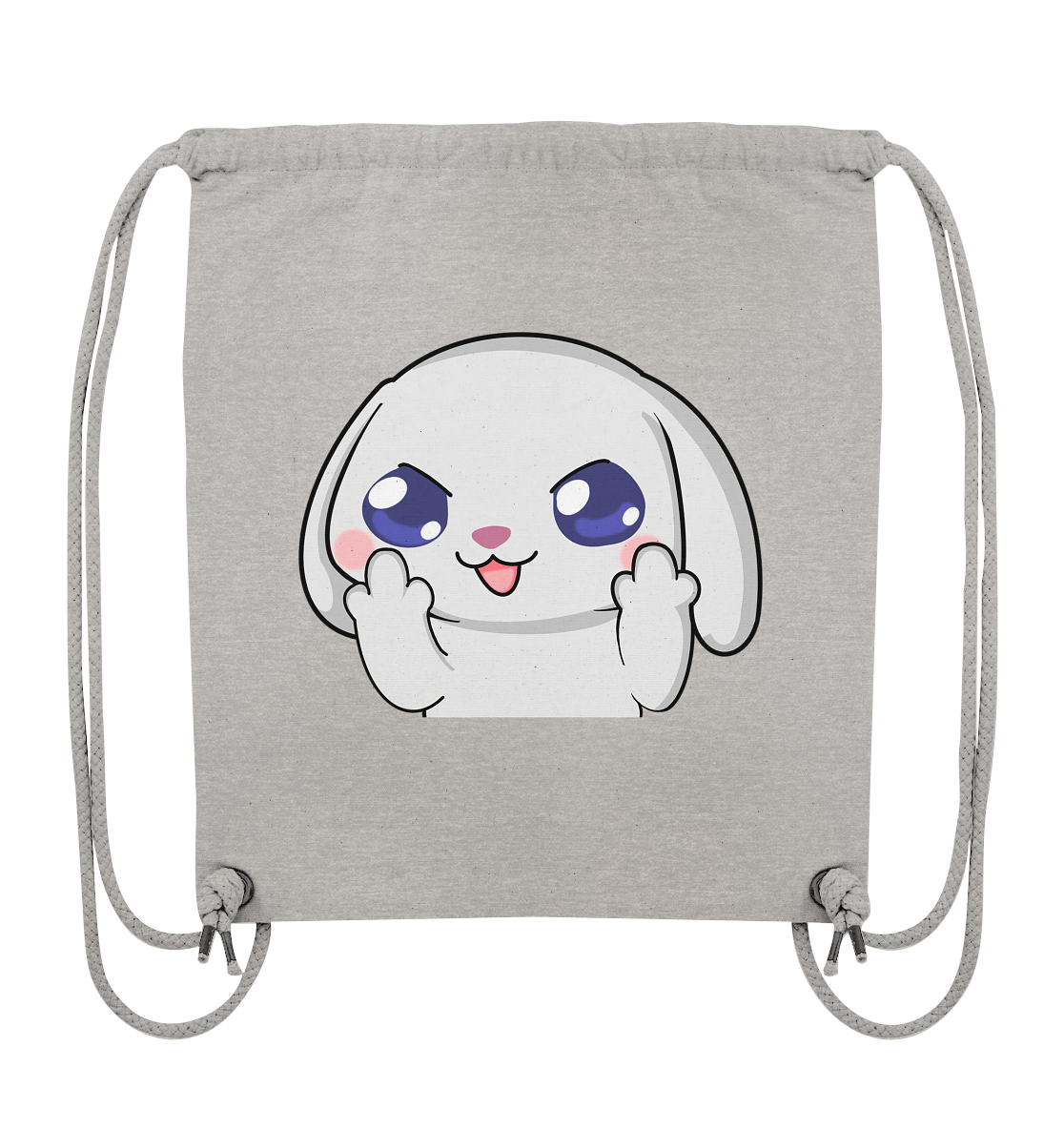HuwJeffner MiddleFinger - Organic Gym-Bag