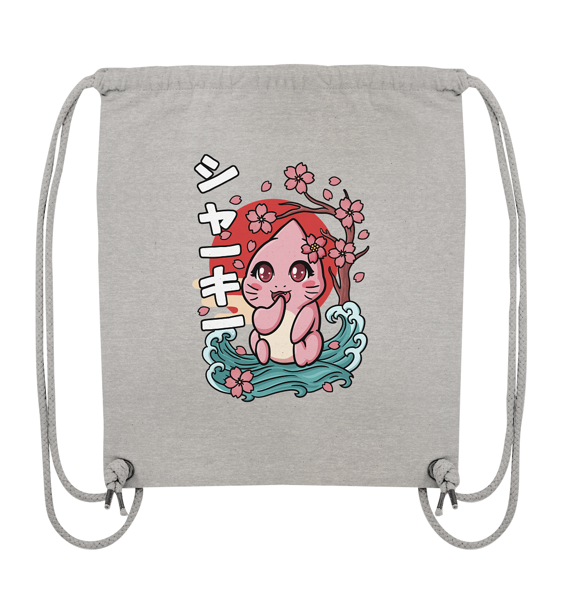 xMissSharkyx Kirschblüten - Organic Gym-Bag