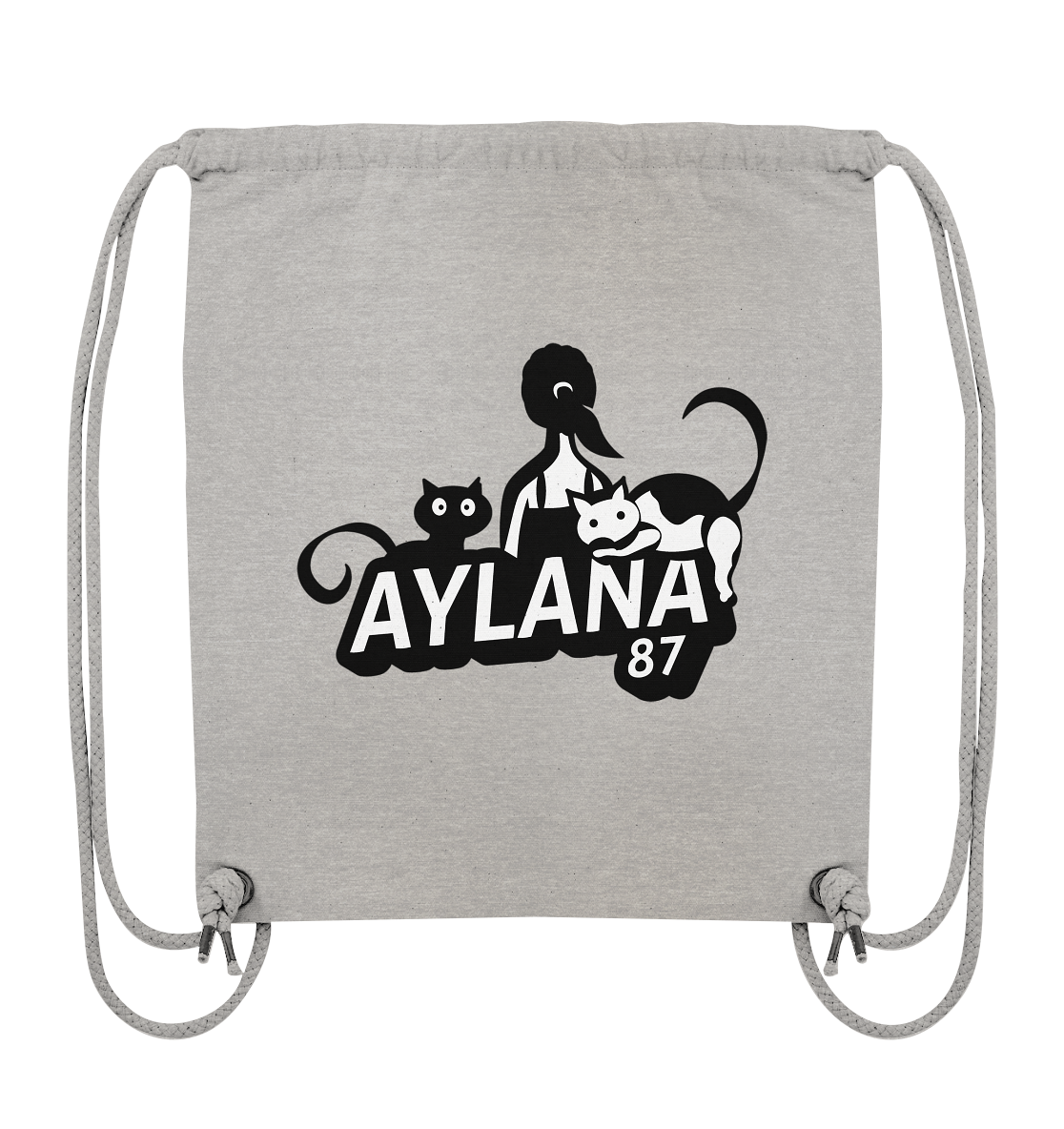 Aylana87 Logo - Organic Gym-Bag