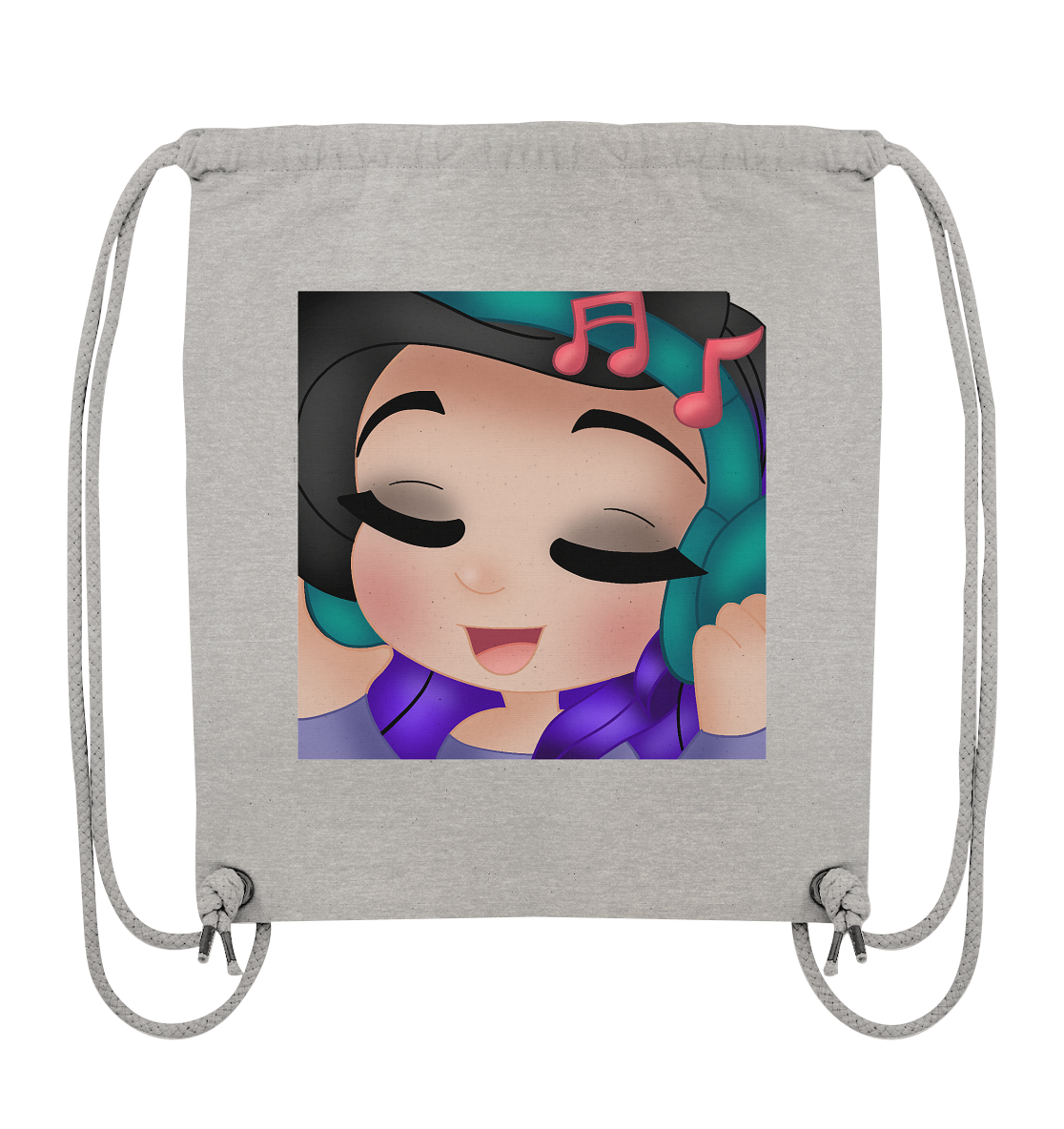x_Kookie_Moon_x Music - Organic Gym-Bag