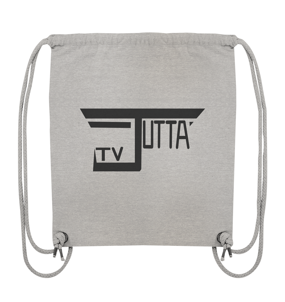 Jutta_tv Schriftzug - Organic Gym-Bag