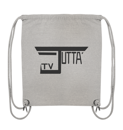 Jutta_tv Schriftzug - Organic Gym-Bag