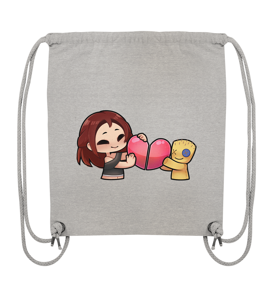 KoRngirL81 Herz - Organic Gym-Bag