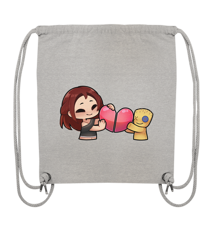 KoRngirL81 Herz - Organic Gym-Bag