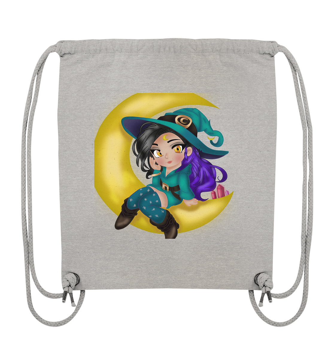 Kookie__Moon Logo - Organic Gym-Bag