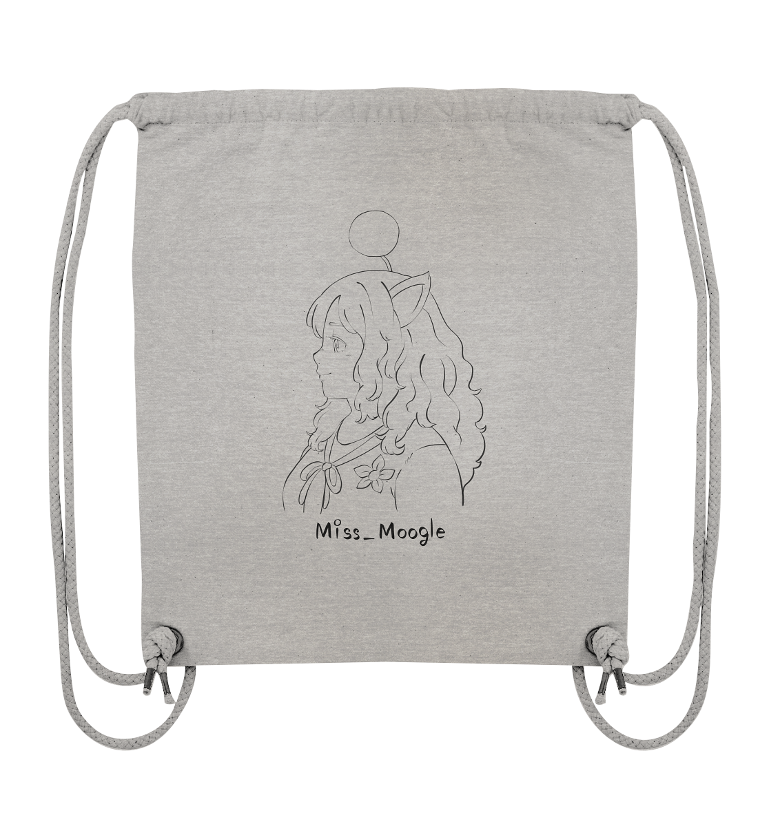 Miss_Moogle Logo Sign - Organic Gym-Bag