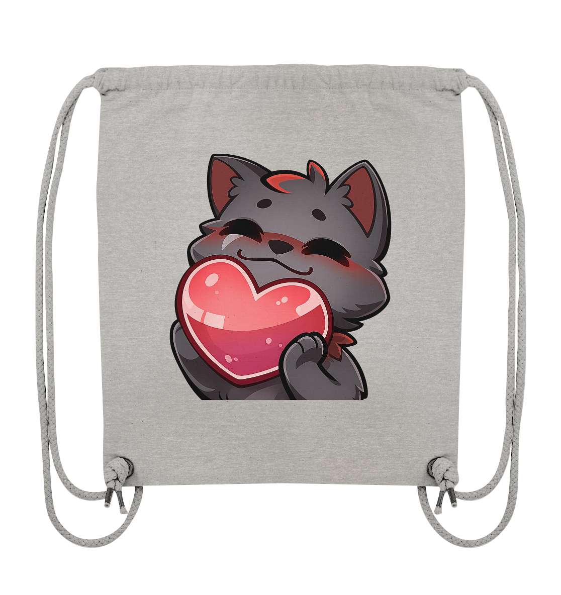 Blutwuff Heart - Organic Gym-Bag