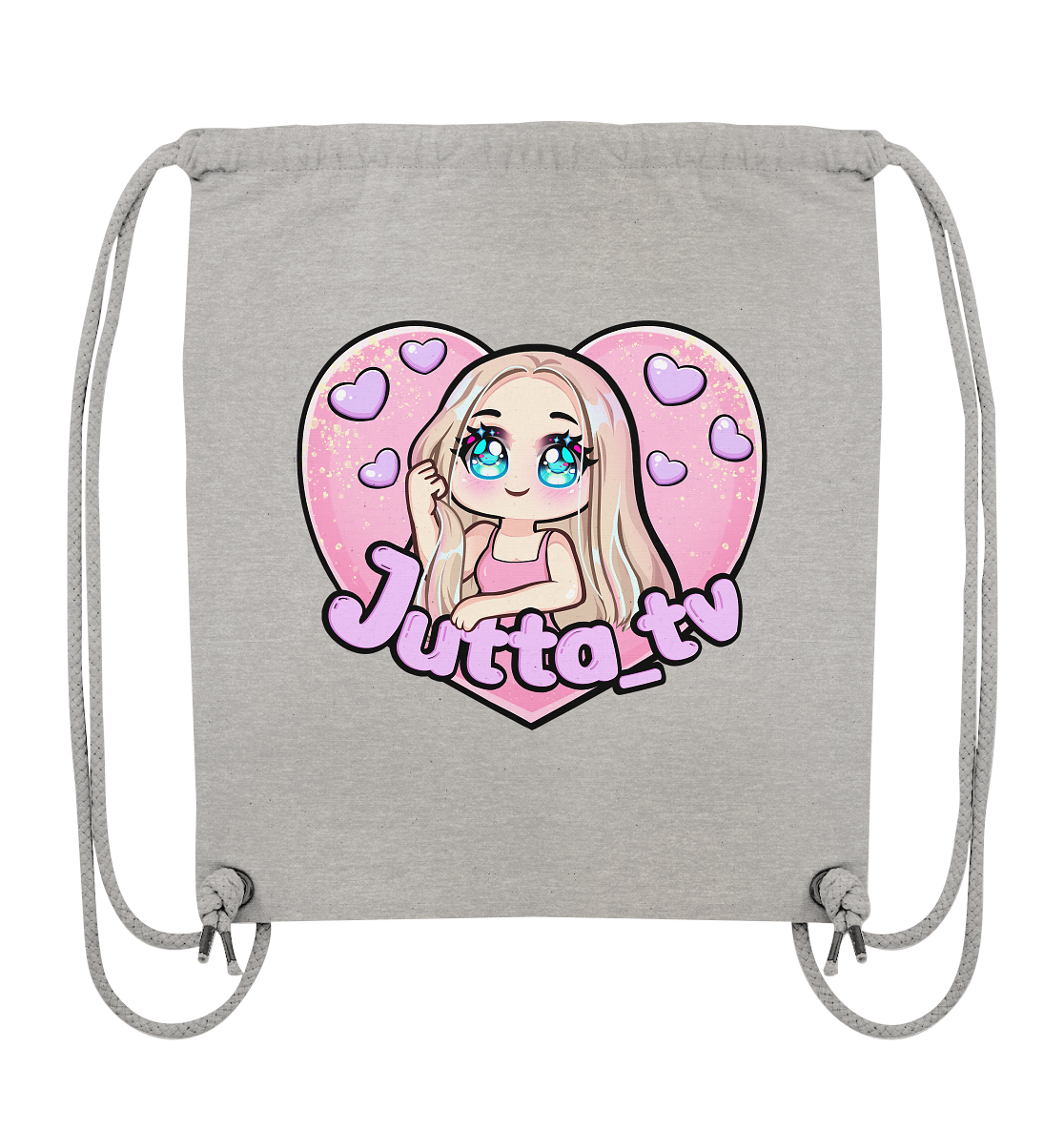 Jutta_tv Logo - Organic Gym-Bag