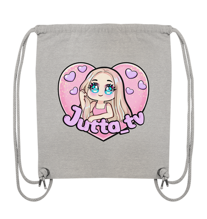 Jutta_tv Logo - Organic Gym-Bag