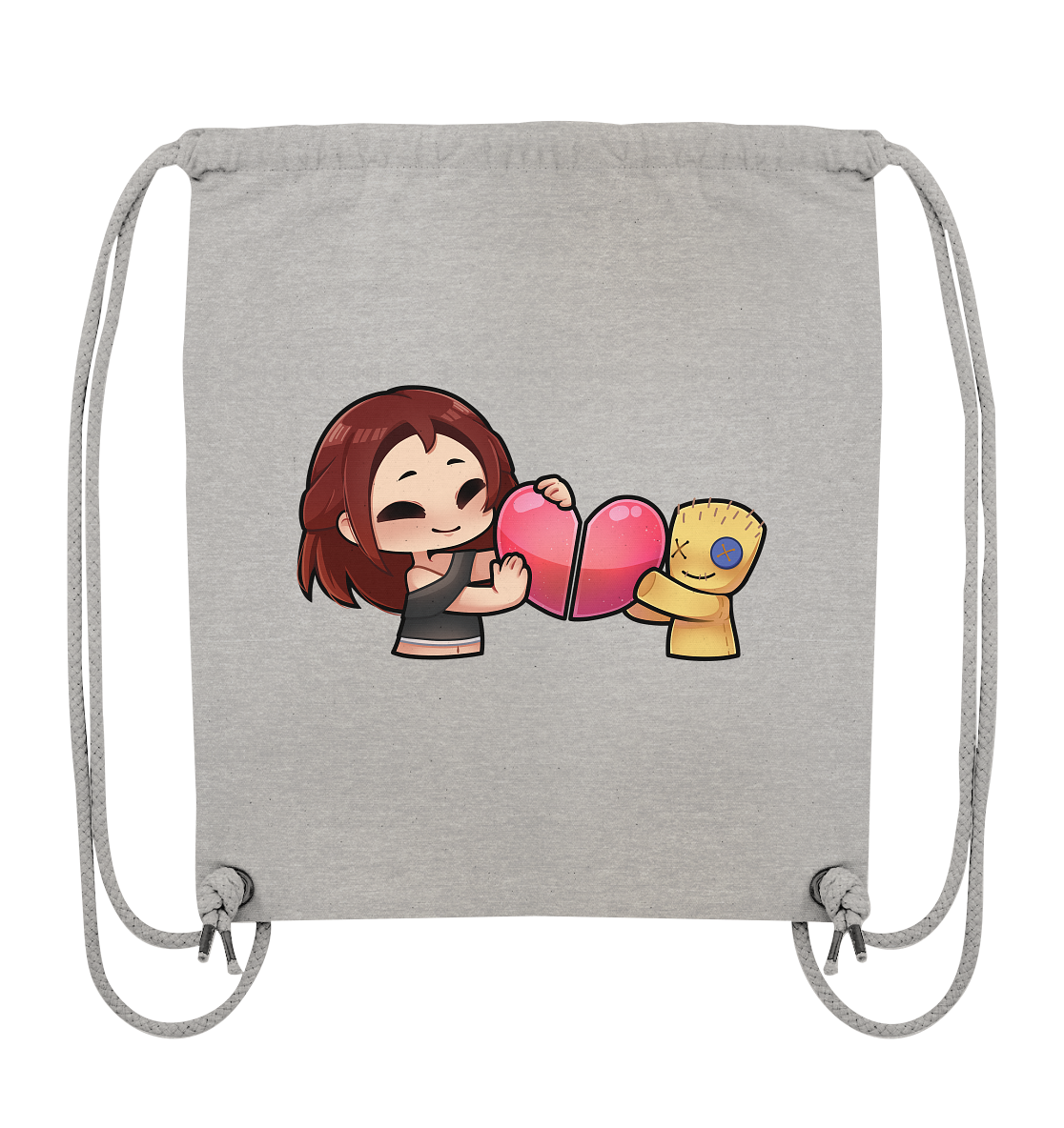 KoRngirL81 Herz - Organic Gym-Bag