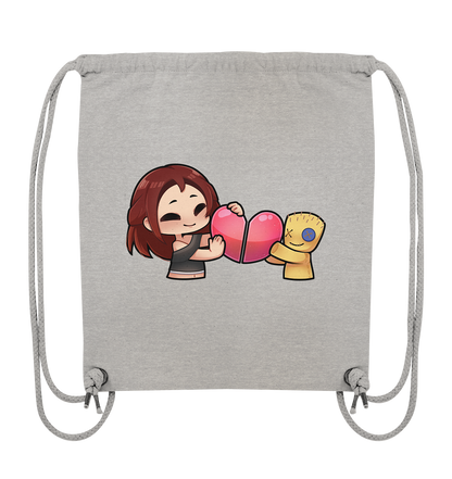 KoRngirL81 Herz - Organic Gym-Bag