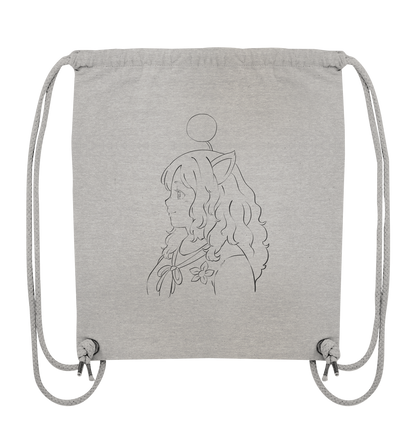 Miss_Moogle Logo Outline - Organic Gym-Bag