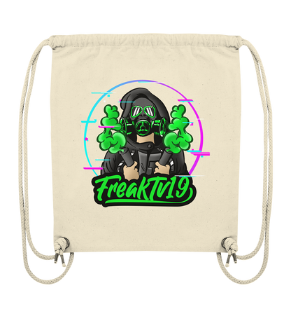 FreakTV19 Logo - Organic Gym-Bag