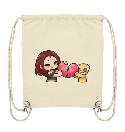 KoRngirL81 Herz - Organic Gym-Bag
