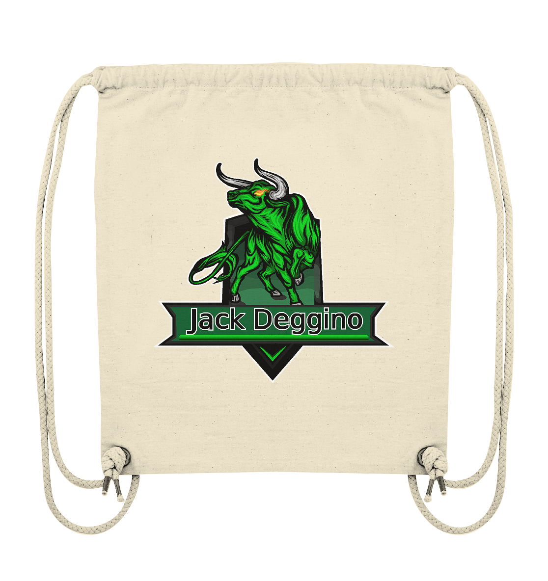 JackDeggino Logo - Organic Gym-Bag