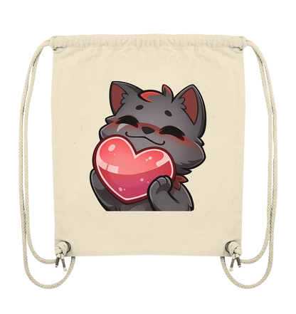 Blutwuff Heart - Organic Gym-Bag
