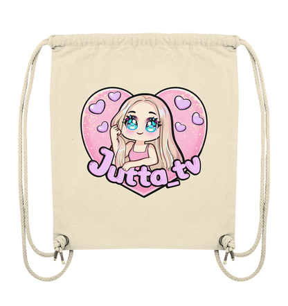 Jutta_tv Logo - Organic Gym-Bag