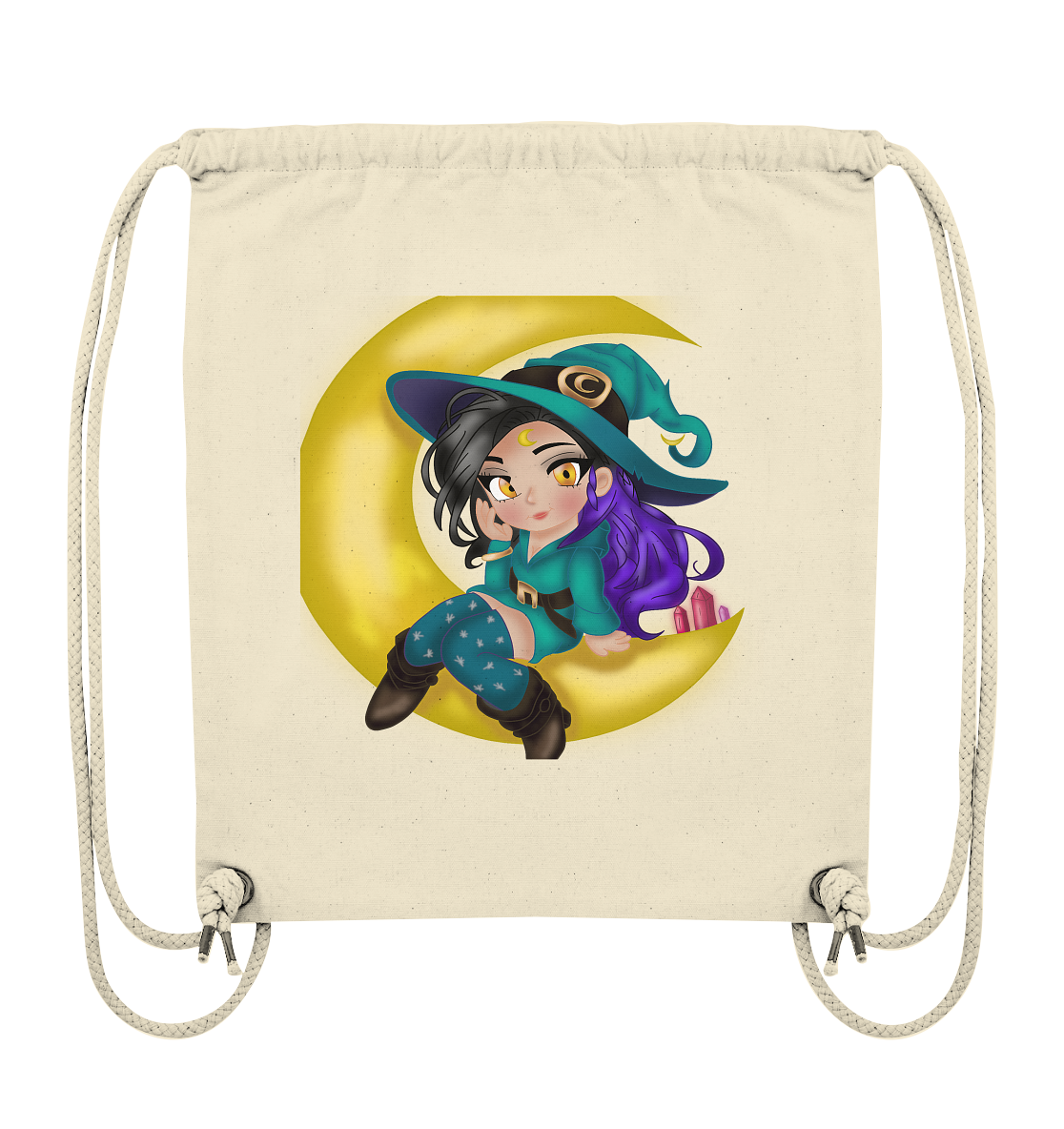 Kookie__Moon Logo - Organic Gym-Bag
