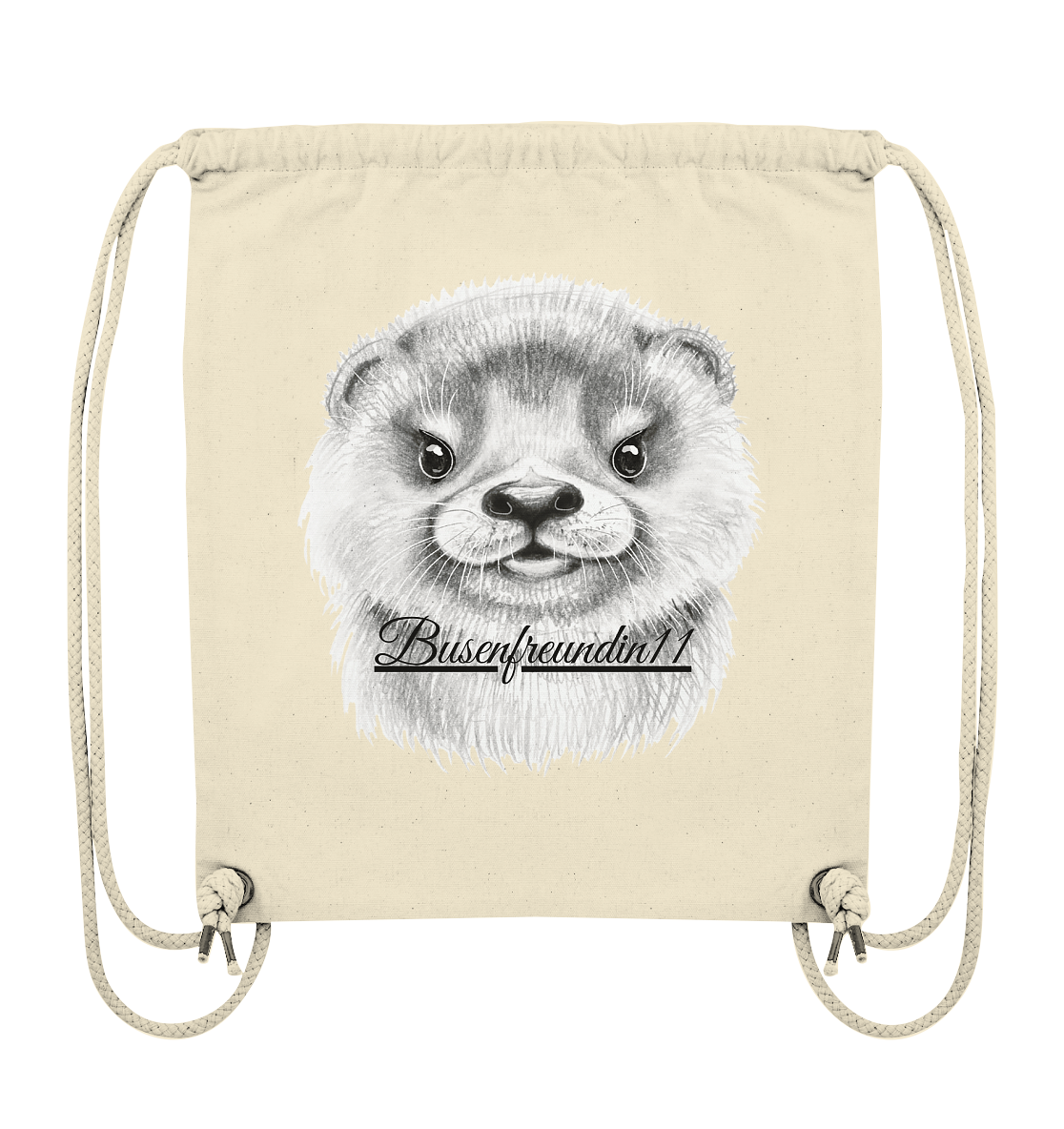 Busenfreundin11 Logo - Organic Gym-Bag