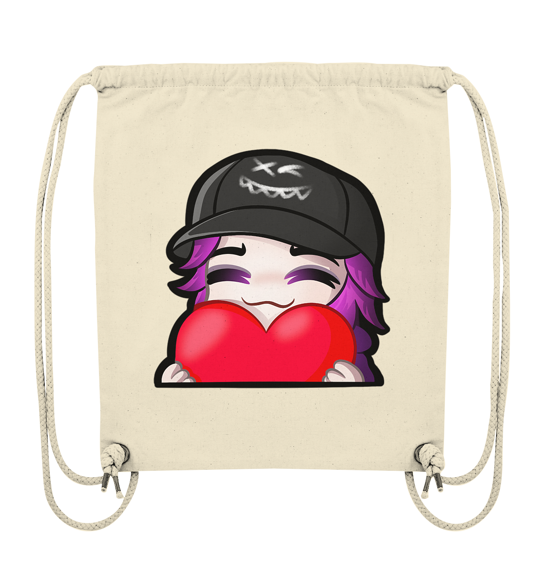 x3_kaspa Love - Organic Gym-Bag