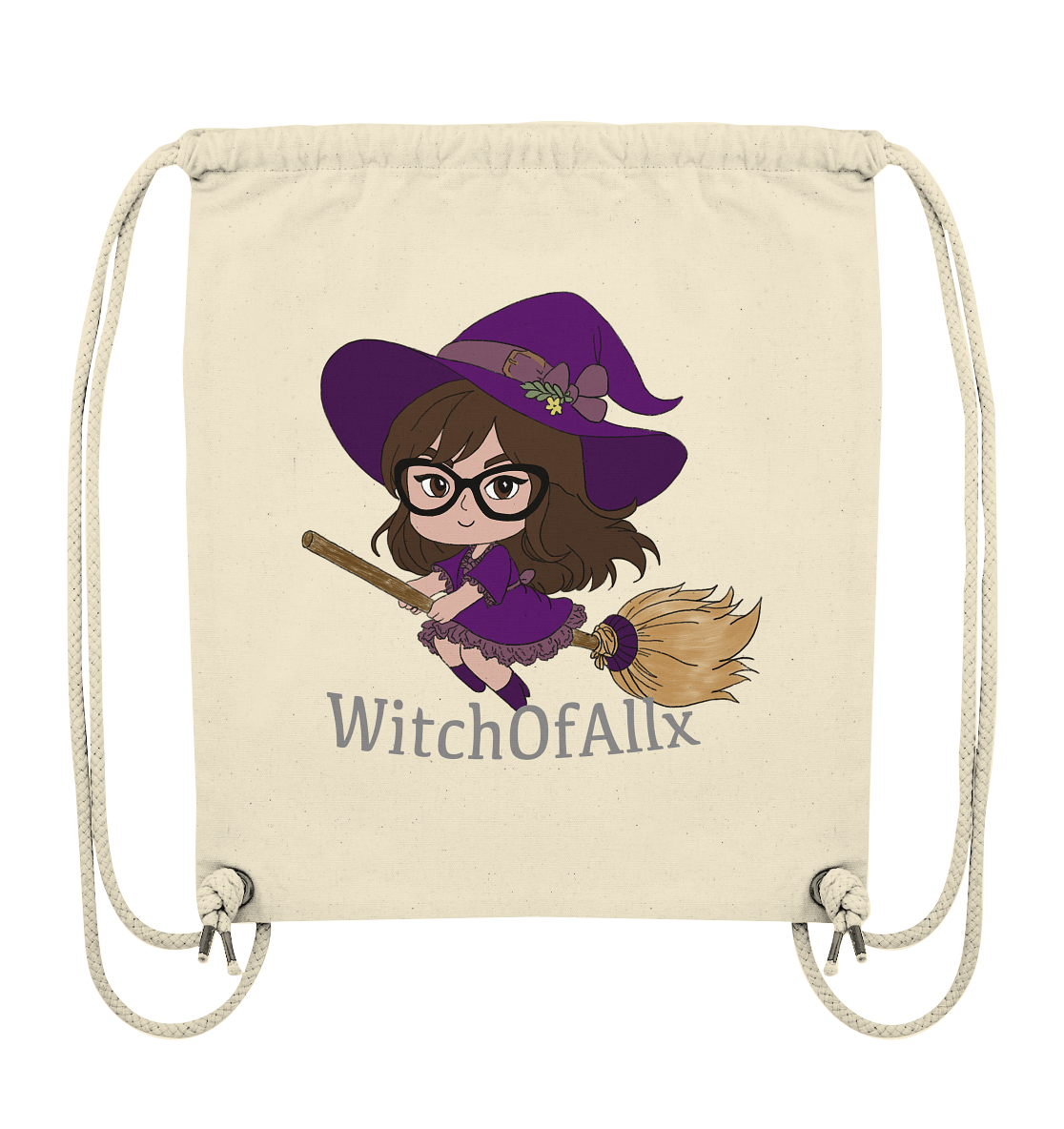 WitchOfAllx Besen - Organic Gym-Bag