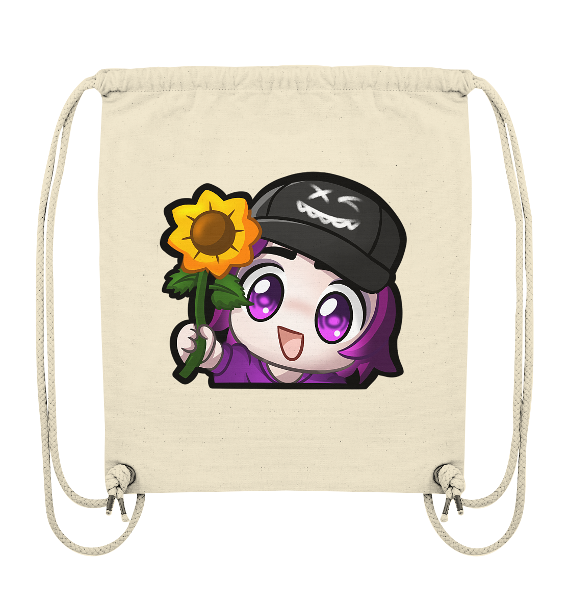 x3_kaspa Flower - Organic Gym-Bag
